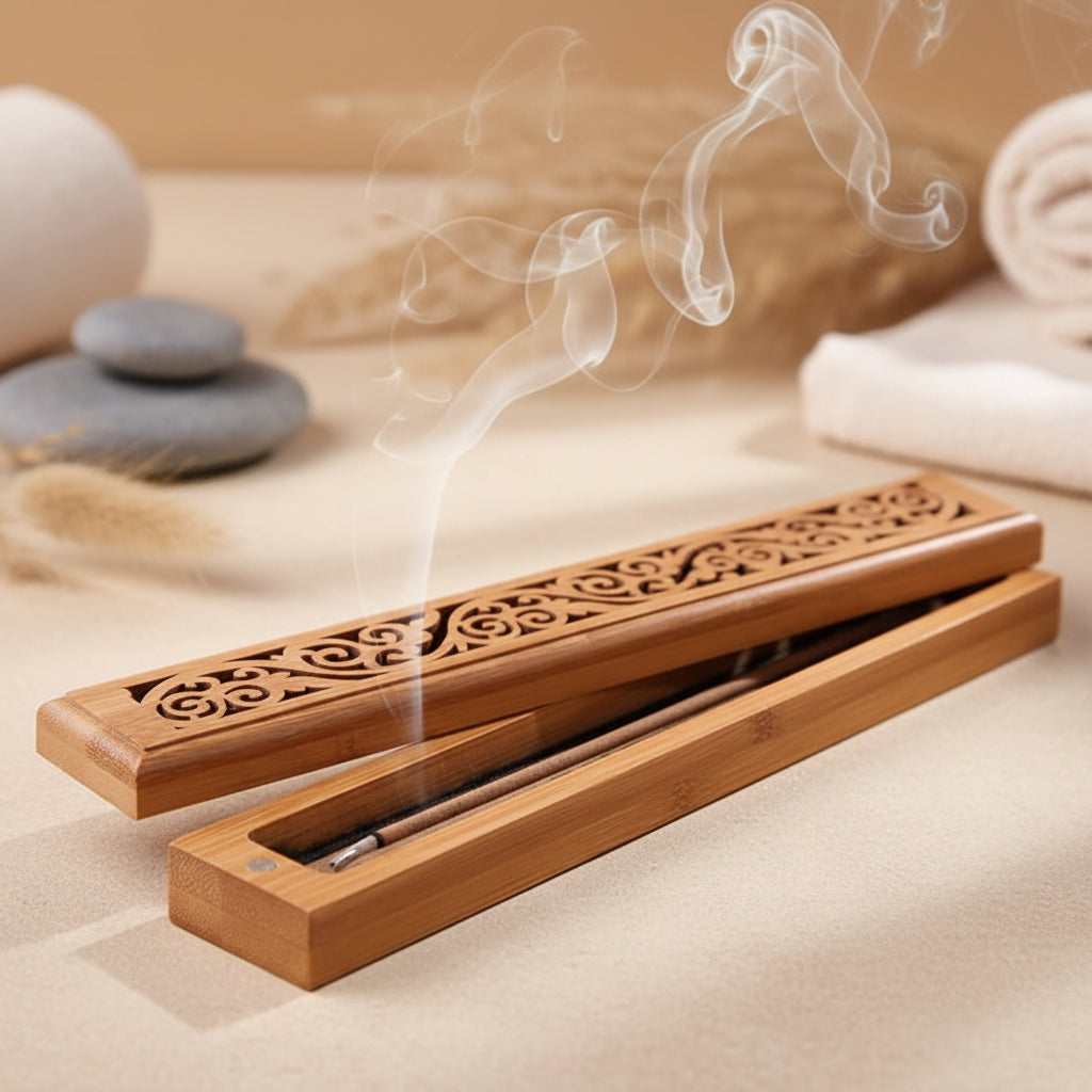 WOODEN INCENSE HOLDER