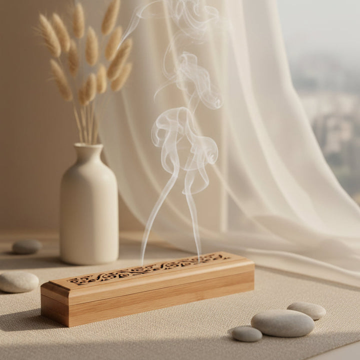 WOODEN INCENSE HOLDER